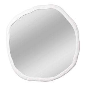 Moe's Foundry Large White Wall Mirror
