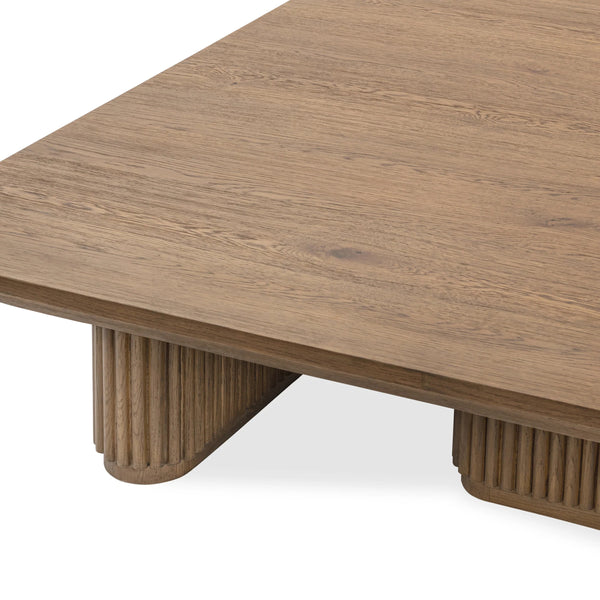Vander Solid Wood Square Coffee Table - FSC Certified Oak