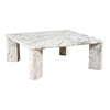 Moe's Segment Coffee Table in Ashen Grey Marble