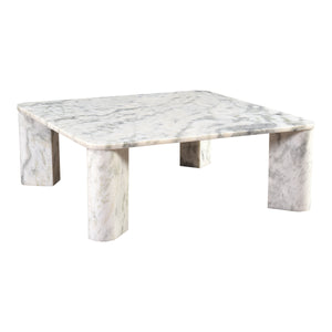 Moe's Segment Coffee Table in Ashen Grey Marble