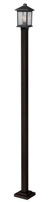 Portland 1 Light Outdoor Post Light in Oil Rubbed Bronze Finish