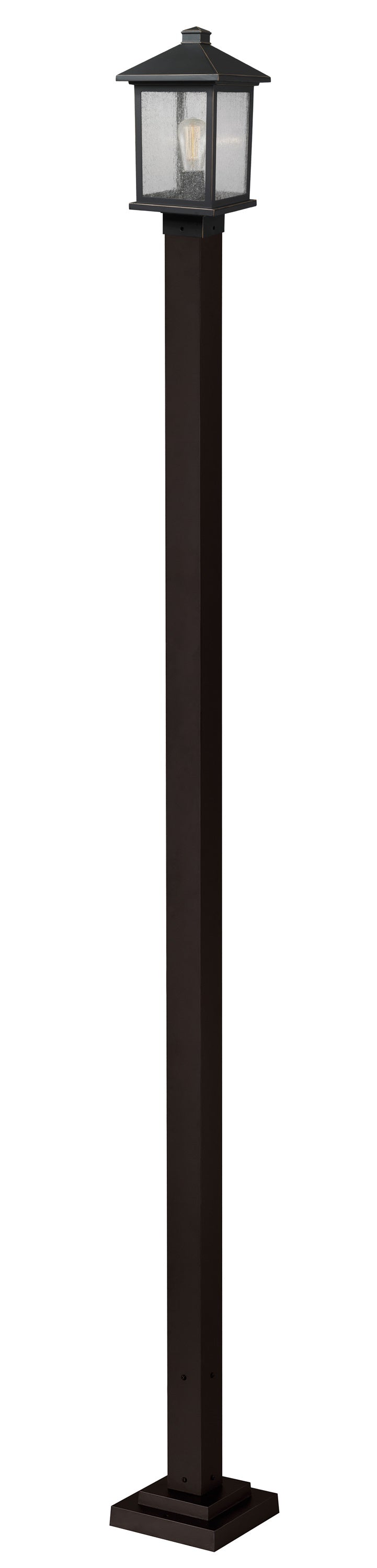 Portland 1 Light Outdoor Post Light in Oil Rubbed Bronze Finish