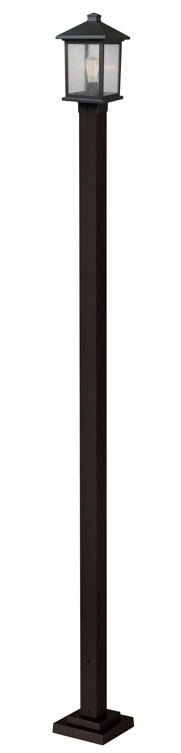 Portland 1 Light Outdoor Post Light in Oil Rubbed Bronze Finish