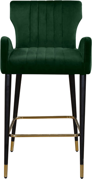 Alonzo Stool In Green Velvet