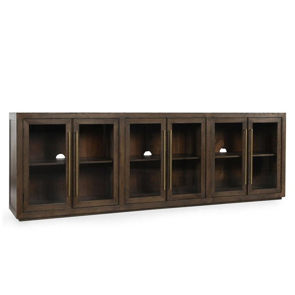 Bradley Solid Wood 6-Drawer Cabinet - Landmark Brown