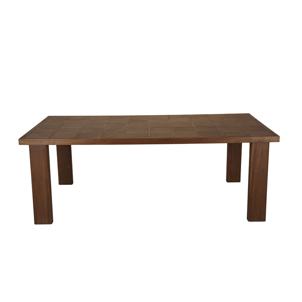 Moe's Marina Outdoor Dining Table in Brown