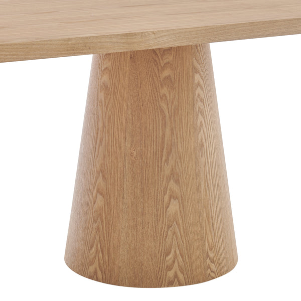 Briston KD 90.5" Dining Table, Natural 