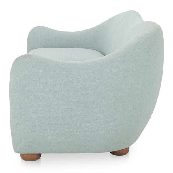 Moe's Bria Sofa with Textured Fabric & Wood Feet