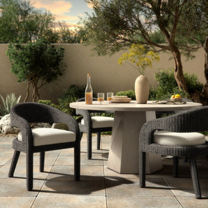 Hawkins Outdoor Dining Chair in Vintage Coal