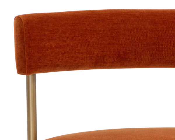 SENECA COUNTER STOOL - ANTIQUE BRASS - DANNY RUST