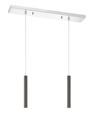 Forest 2 Light Island/Billiard in Chrome Finish