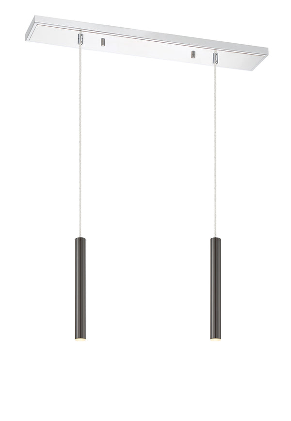 Forest 2 Light Island/Billiard in Chrome Finish