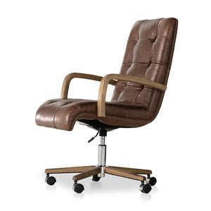 Luca Desk Chair In Sonoma Coco
