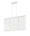 Contour 5 Light Island/Billiard in White Finish