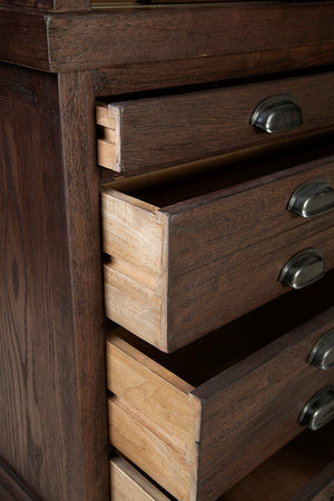 Brown Single Balmoral Cabinet