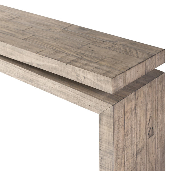 Matthes Large Console Table - Weathered Wheat