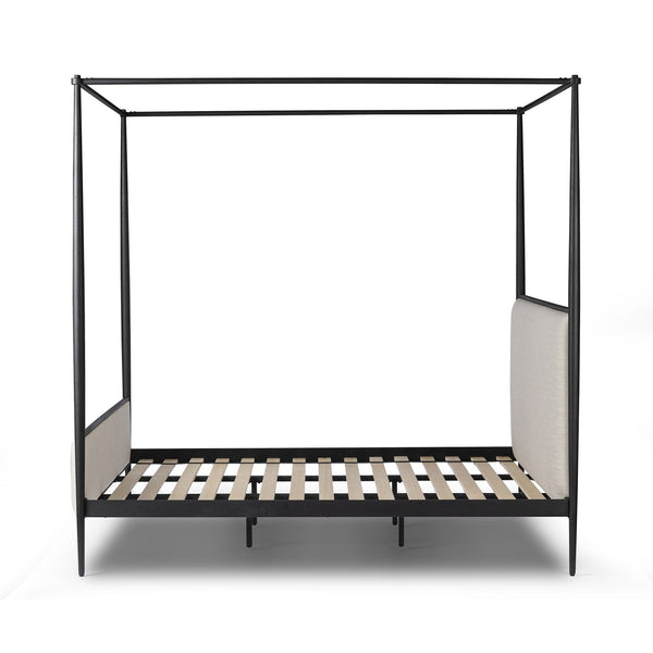 Xander Canopy King Bed - Savoy Parchment