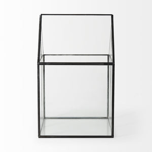 Sikes (Large) 10L x 10W x 16H Hut Terrarium W/Glass Base