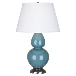 Steel Blue Double Gourd Table Lamp