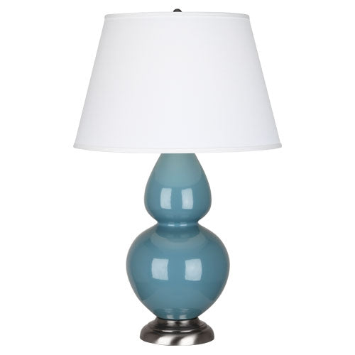 Steel Blue Double Gourd Table Lamp