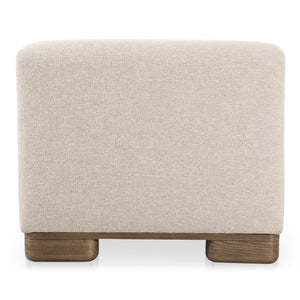 Moe's June Slipper Chair in Oatmeal Beige