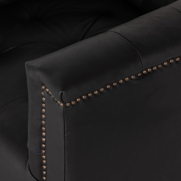 Maxx Swivel Chair In Heirloom Black