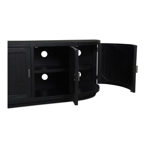 Moe's Nicola Media Cabinet with Curved Doors