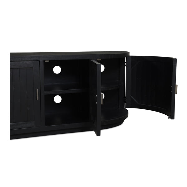 Moe's Nicola Media Cabinet with Curved Doors