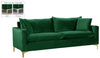 Lucy Sofa In Green Velvet