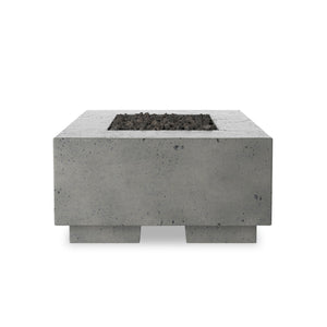 Kenton Outdoor Fire Table In Pewter Concrete