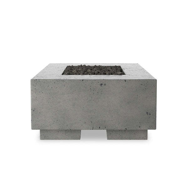 Kenton Outdoor Fire Table In Pewter Concrete