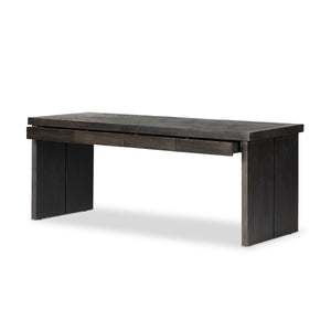 Warby Desk in Worn Black Veneer
