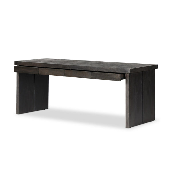 Warby Desk in Worn Black Veneer