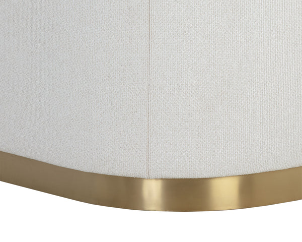 LARRON ARMCHAIR - RHEA LIGHT BARLEY