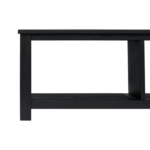 Tiburon KD TV Bench, Alto Black 