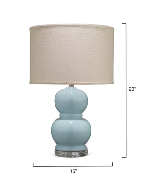 Bubble Ceramic Table Lamp, Blue