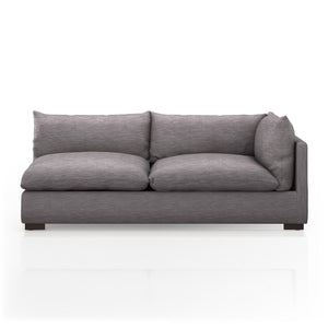 Westwood Sectional In Valley Silver Spoon And Espresso