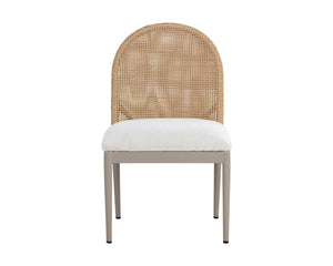 CALANDRI DINING CHAIR - GREIGE - LOUIS CREAM