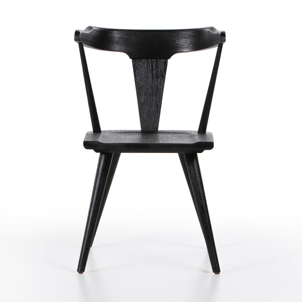 Ripley Dining Chair In Black Oak