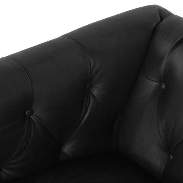 Maxx Swivel Chair In Heirloom Black