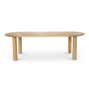 Moe's Milo Large Dining Table in Oak Finish