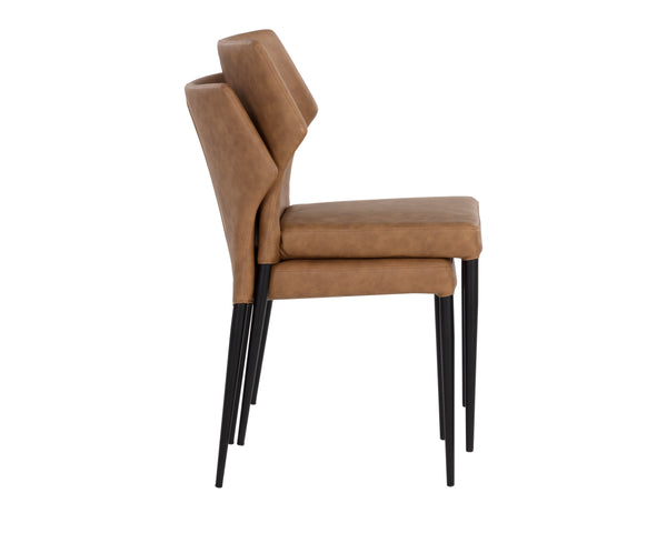 JAMES STACKABLE DINING CHAIR - BOUNCE NUT