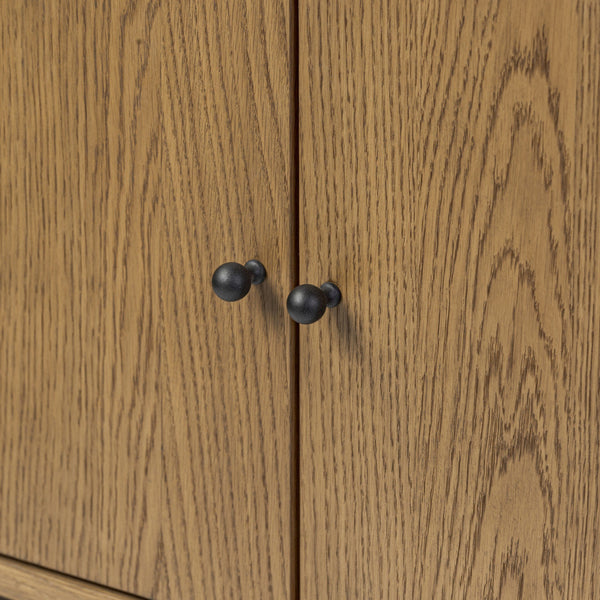 Roark Media Console - Amber Oak Veneer