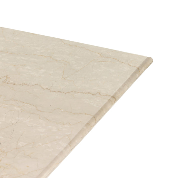 Arum Dining Table In Cream Marble