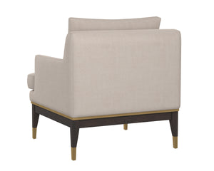BECKETTE LOUNGE CHAIR - EFFIE FLAX