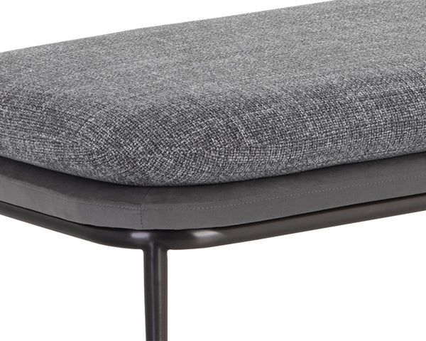 KOFFI BENCH - GUNMETAL - CHACHA GREY / ANTONIO CHARCOAL