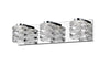 Dawson 3 Light Vanity in Chrome  Finish