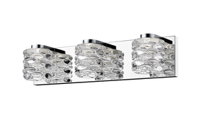 Dawson 3 Light Vanity in Chrome  Finish