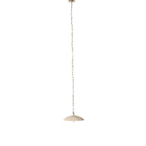 Organic Ceramic Pendant In Sand Porcelain