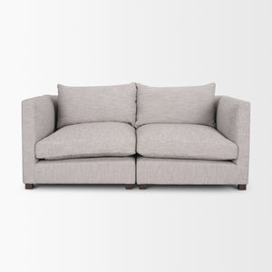 Halston 2 Piece Light Grey Sofa Set